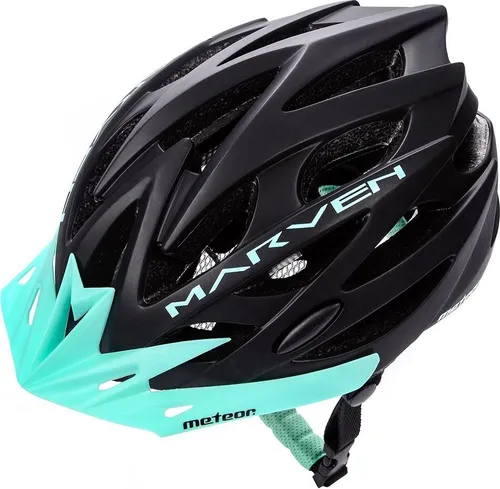 meteor® Marven Fahrradhelm – Vielseitiger Helm für Herren, Damen und Kinder - Fahrradhelme mit innovativem LUFTDURCHLASS-System für optimale Belüftung und FLIEGENNETZ-Schutz vor Insekten. Ideal für Mountainbike, Skaten und BMX.