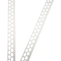 ProfileXXL PVC Abschlussprofil 2,5m x 40mm x 14mm - Abschlussleiste für Innen- & Außenputz - Hochwertiges Abschlussprofil aus schlagzähem PVC für optimale Putzdurchdringung und einfache Verarbeitung. Ideal für Innen- und Außenputz geeignet.