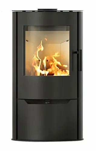 EEK A - Kaminofen ILDNORD Torven mit 7 kW - Moderner Kaminofen mit 7 kW Nennwärmeleistung, ideal für jeden Raum. Hochwertiger Stahl und ein Wirkungsgrad von 80% sorgen für effiziente Wärme.
