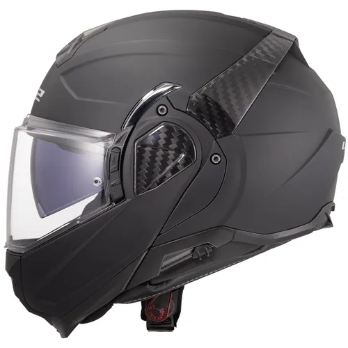 LS2 ADVANT II SOLID Matt Black Motorradhelm M - Modularer Motorradhelm mit KPA-thermoplastischer Schale, kratzfestem Visier und hervorragendem Feuchtigkeitsmanagement für optimalen Komfort während der Fahrt.