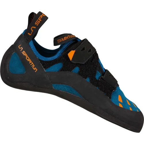 La Sportiva Tarantula space blue/maple (B23O05) 44.5 - Herren Kletterschuhe für Anfänger und Indoor-Kletterer, bieten optimale Anpassung und Langlebigkeit dank der extra dicken FriXion Black Sohle.