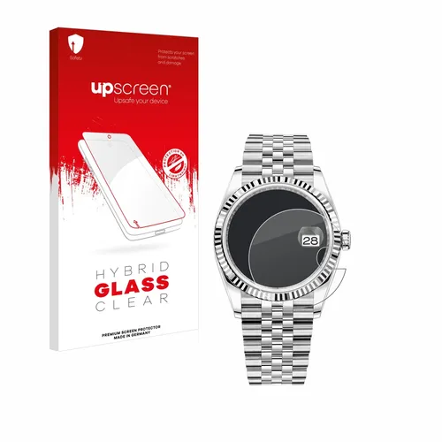 upscreen Panzerfolie Schutzglas für Rolex Oyster Perpetual Datejust 36 9H klar