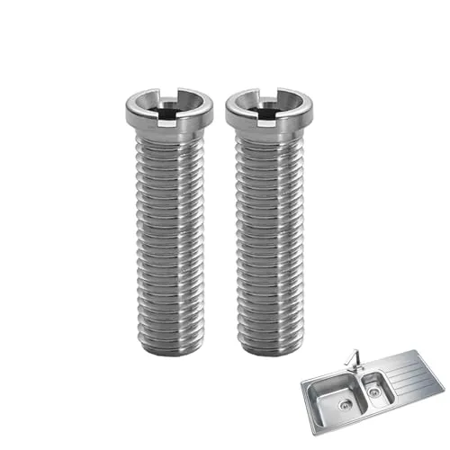 Hohlschraube Spüle M12, 2 Stück 35 mm für Franke und Blanco - Hochwertige Hohlschrauben für Spülen, ideal für Franke und Blanco. Der Durchmesser von 35 mm und das M12-Gewinde gewährleisten eine passgenaue und sichere Befestigung. Perfekt für Reparaturen in der Küche.
