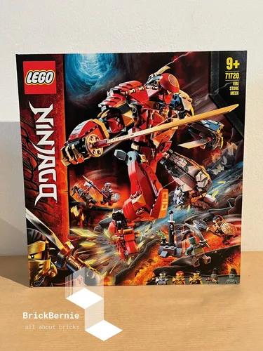 LEGO NINJAGO Feuer-Stein-Mech 71720 - Spannender Bauspaß für Fans - LEGO (R) Komplette Sets & Packs, 968 Teile, ideal für kreative Bauabenteuer und NINJAGO-Fans ab 9 Jahren.