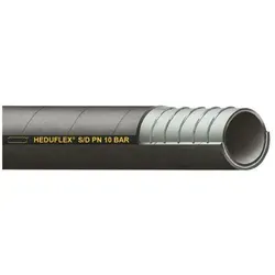 teguma Industriewasserschlauch Heduflex 60mm x 6,5mm, 40 Stück - Pneumatik Gummi-Saug-/Druckschlauch Heduflex, bedingt säuren- und laugenbeständig, ideal für Betriebswasser und Gülle, mit hoher Temperaturbeständigkeit von -30 °C bis +80 °C.