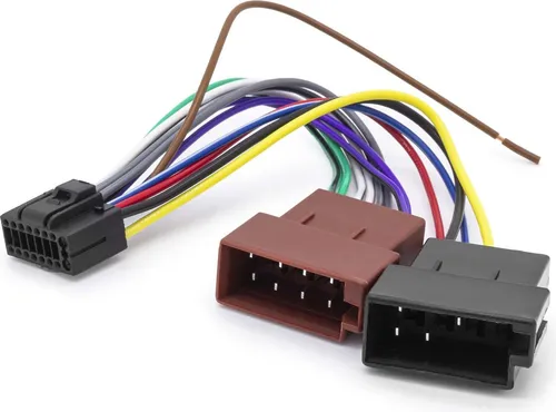 Auto Radio Adapter Kabel 16 Pin Stecker auf 16 Pin ISO DIN Norm Buchse passend für Kenwood