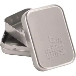 MÜHLE ESSENTIALS Seifendose silber - Praktische Seifendose aus leichtem Aluminium mit Abtropfeinsatz für optimale Trocknung. Ideal für feste Seifen und Shampoo, perfekt für Zuhause und unterwegs.
