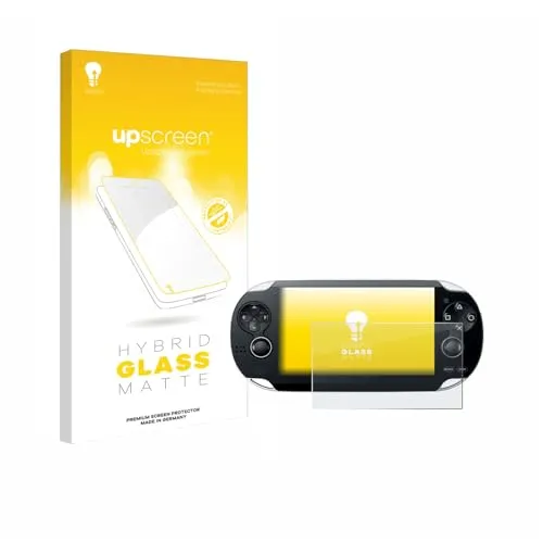 upscreen Entspiegelungs-Schutzglas für Sony Playstation PS Vita Schutzfolie Panzer Folie Glas Matt [Extrem Kratzfest 9H, Anti-Reflex]