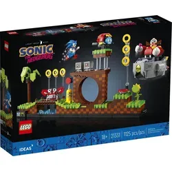 LEGO® Ideas Sonic the Hedgehog Green Hill Zone - 21331 - Erleben Sie kreatives Bauen mit LEGO®! Diese 1125-teilige Bausatz fördert die Fantasie und Problemlösungsfähigkeiten. Ideal für LEGO®-Fans und als besonderes Geschenk für jeden Anlass.
