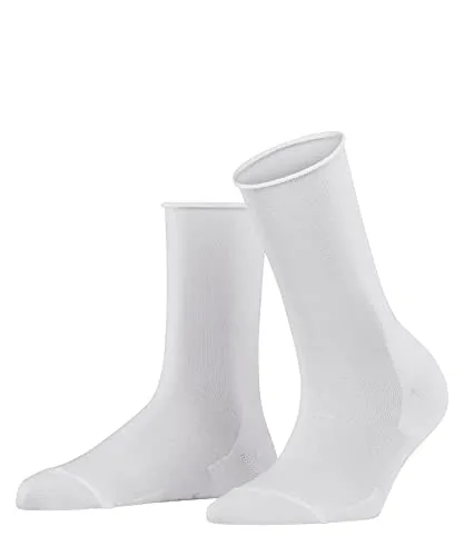 FALKE Unisex Socken Run U So Baumwolle Funktionsmaterial einfarbig 1 Paar, Weiß White 2000, 51-52