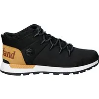 Timberland Herren Sprint Wanderschuh, Schwarz, 41.5 EU - Wanderschuhe mit robuster Synthetik- und Lederkombination, ideal für Outdoor-Abenteuer und Komfort auf jedem Terrain.