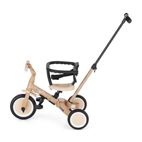 Petite&Mars Turbo 5-in-1-Dreirad, Skalierbar, Multifunktional, Verstellbar, 1,5 bis 5 Jahre, Lamas-Beige