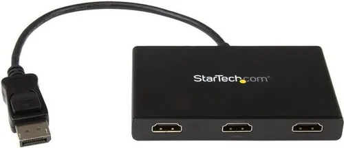 StarTech.com DISPLAYPORT TO 3X HDMI MST HUB - USB-Hub zur Erweiterung von Windows-PCs um bis zu 3 HDMI-Monitore; unterstützt HD-Auflösungen bis zu 1080p 60Hz und steigert Ihre Produktivität.