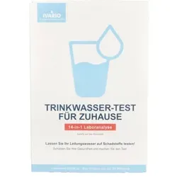 Ivario Trinkwasser Test Schadstoffanalyse - Medizinischer Bedarf: Schnell und einfach die Trinkwasserqualität testen – ideal für Allergiker und Schwangere.