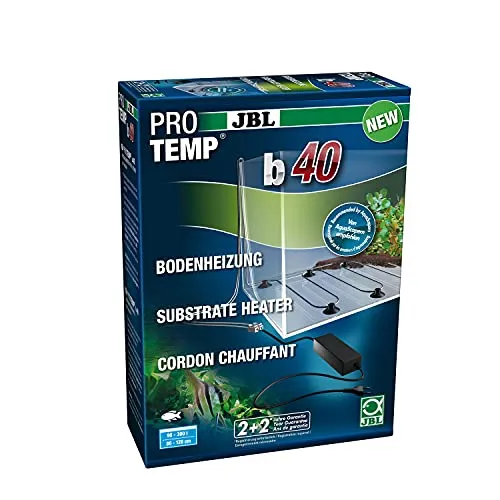JBL PROTEMP b III - Effiziente Bodenheizung für Aquarien 90-300 l - Ideal für Süßwasser-Aquarien, sorgt für optimale Temperaturverteilung und ist energieeffizient mit 40 W.