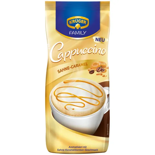 Krüger Family Cappuccino Sahne Caramel 500g Beutel
