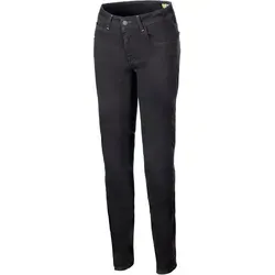 Alpinestars Daisy V3 Damen Motorrad Jeans, schwarz, Größe 29 - Damen Jeans für Motorradfahrer, ultraweicher Stretch-Jog-Baumwollstoff für hohen Komfort und individuelle Passform dank einstellbarer Kniepanzerungstaschen.