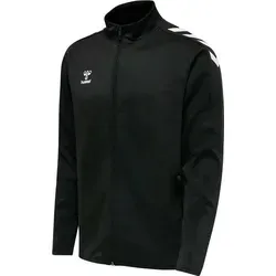 hummel Reißverschluss Jacke Hmlcore Erwachsene - Sportjacke aus Sweatstoff mit elastischem Bund und durchgehendem Reißverschluss, ausgestattet mit BEECOOL Technologie für optimale Temperaturregulierung beim Sport.