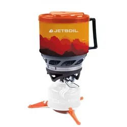 Jetboil Minimo® Sunset - Gaskocher - Der Jetboil Minimo Gaskocher bietet präzise Flammenregulierung für effizientes Kochen und Wassererhitzen bis 1 Liter. Kompakt und leicht, ideal für Touren. Mit Standfuß für mehr Stabilität. Siedezeit (1L): nur 2,3 Minuten.