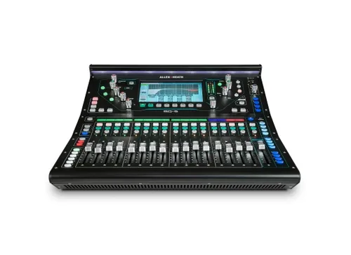 Allen & Heath SQ-5 Digital Mischpult - Mischpult mit 96 kHz FPGA Verarbeitung, 17 Fader und 7'' Touchscreen für intuitive Bedienung, ideal für professionelle Anwendungen.