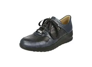 Finn Comfort Drena Damen Sneaker - Elegante Damen Sneaker aus metallisiertem und glattem Rindleder, ideal für stilvolle City-Abenteuer und höchsten Tragekomfort.