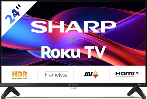 Sharp 1T-C24GDx LED-Fernseher 24 Zoll - HD ready Smart-TV für ein erweitertes Fernseherlebnis. Integrierte Streaming-Funktionen und einfache Suche nach Inhalten machen das Entertainment unkompliziert und vielseitig.
