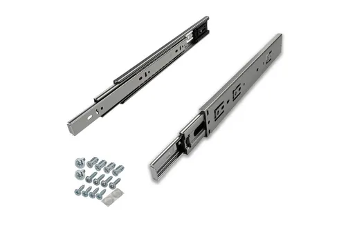 SO-TECH® Auszug Vollauszüge KV1-35-H45-SE-MS Traglast 35 kg, Selbsteinzug, Länge 500 mm, 1 Paar inkl. Schraubenset