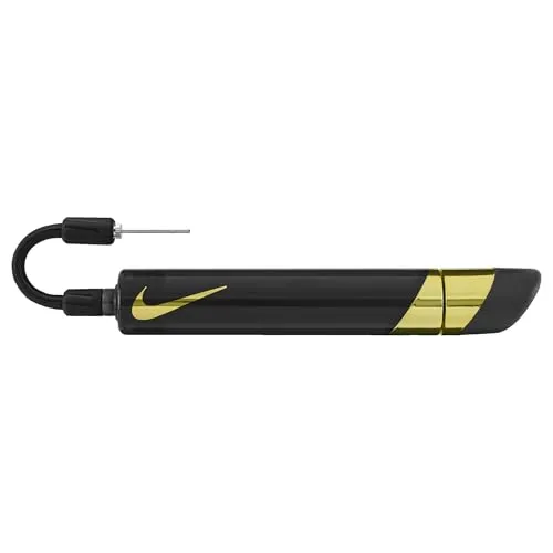 NIKE Hyperspeed Ballpumpe Internationaler Swoosh Schwarz - Die NIKE Hyperspeed Ballpumpe ist ideal für Sportler, die schnell und effizient ihre Bälle aufpumpen möchten. Mit ihrem Doppelhubmechanismus spart sie Zeit und Mühe. Ergonomisches Design und abnehmbarer Schlauch bieten zusätzlichen Komfort.