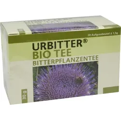 Urbitter Bio Tee 30 G - Bio Tee aus einer einzigartigen Mischung von Wildkräutern und -früchten, fördert das Wohlbefinden und bietet einen charakteristischen, bitteren Geschmack. Ideal für Teeliebhaber!