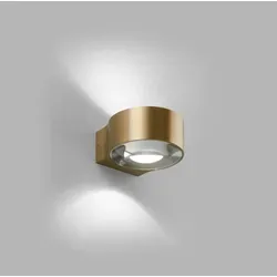 LIGHT-POINT Orbit Mini Wandleuchte 2700K Brass - Lampen mit eleganter Designkombination aus strengen Linien und runden Formen, ideal für stilvolle Wohnräume.