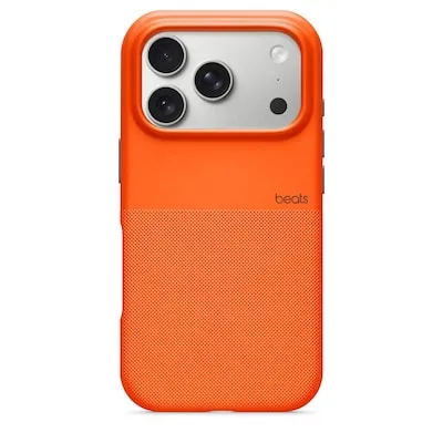APPLE Beats iPhone 17 Pro Rugged Case mit MagSafe und Kamera Steuerung - Sierra Orange - Apple iPhone Zubehör, robustes Design mit MagSafe für einfachen Zubehörwechsel und verbesserte Kamerasteuerung.