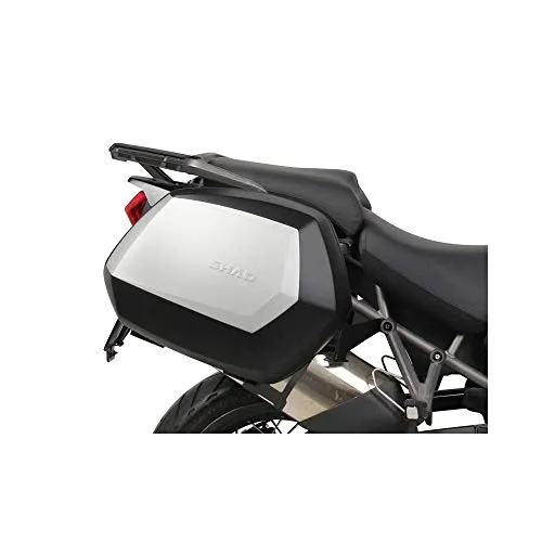 Shad Seitenkofferträger mit 3P Befestigungssystem für Tiger Explorer - Topcases für Motorräder, bietet maximale Sicherheit dank innovativem 3P Befestigungssystem, ideal für Abenteuertouren.