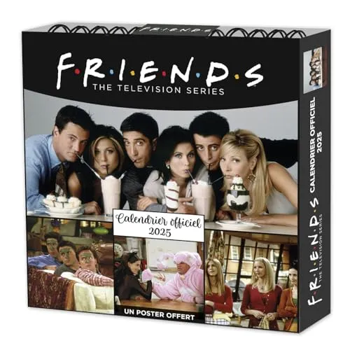 CALENDRIER OFFICIEL FRIENDS 2025: Avec un poster offert
