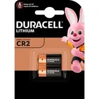 DURACELL CR2 High Power Lithium Batterie 3V (2 Stück) - Langanhaltende Energie für Smart-Home-Geräte, 10 Jahre Lagerfähigkeit und Duralock Power Preserve Technologie