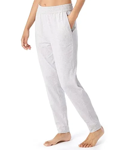 Schiesser Damen Schlafhose Lang Baumwolle - Mix + Relax Pyjamaunterteil, Grau-mel. - Schlafanzughosen für Damen, aus der beliebten "Mix+Relax" Serie mit elastischem Bund und seitlichen Taschen, ideal für gemütliche Nächte.