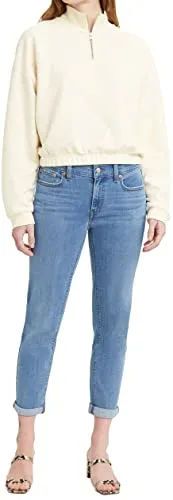 Levi's Damen Mid Rise Boyfriend Jeans, Lapis Topic, 25W / 27L - Jeans für Damen mit lässiger Boyfriend-Passform, figurschmeichelndem hohen Bund und coolem Look – perfekt für entspannte Styles.
