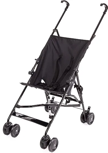 Fillikid Sport-Kinderwagen Buggy Traveller Exklusiv, Schwarz - Sportkinderwagen für Kinder ab Geburt, leicht und kompakt für aktive Eltern, ideal für Ausflüge und Reisen.