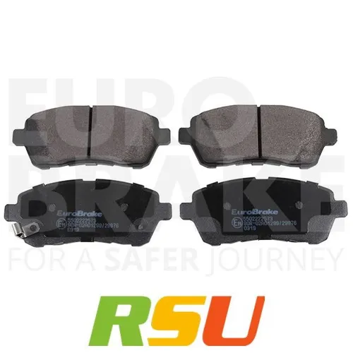 EUROBRAKE Bremsbeläge Satz Vorderachse für Ford Fiesta KA+ - Hochwertige Bremsbeläge für optimale Sicherheit und Bremsleistung, inkl. akustischer Verschleißwarnung – ideal für Ford Fiesta und KA+.