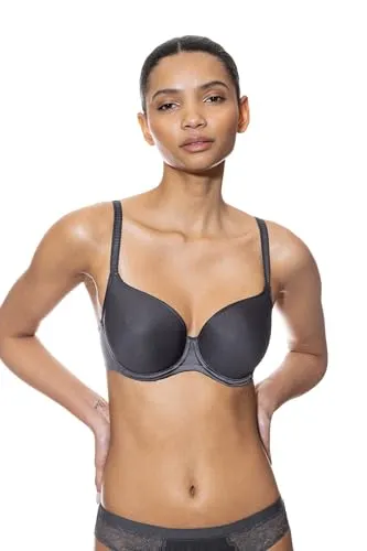 Bügel-BH MEY "JOAN", Damen, Gr. 80, Cup G, new schwarz diamond - Funktionsunterwäsche: Der feminine Spacer-BH Full Cup aus der Serie Joan bietet höchsten Tragekomfort mit leicht wattierten, nahtlos vorgeformten Körbchen und verstellbaren Zierträgern.