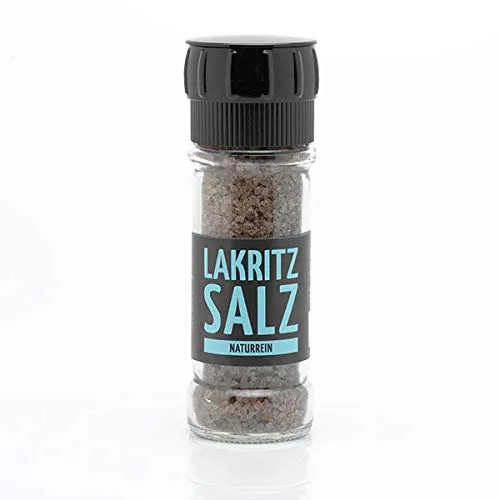 LASSE LAKRITS® | Lakritz Salz Mühle | Vielseitig für Backen, Desserts & Drinks | Ohne Palmöl & künstliche Zusatzstoffe