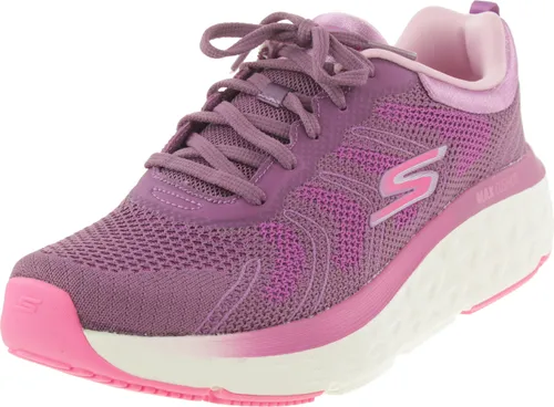 Skechers Max Cushioning Delta - Violett/Rosa - Größe 40 - Sportlicher Schnürschuh mit atmungsaktivem Obermaterial, ideal für komfortables Laufen und Trainieren. Die reaktionsfähige Dämpfung sorgt für optimale Unterstützung und Stabilität.