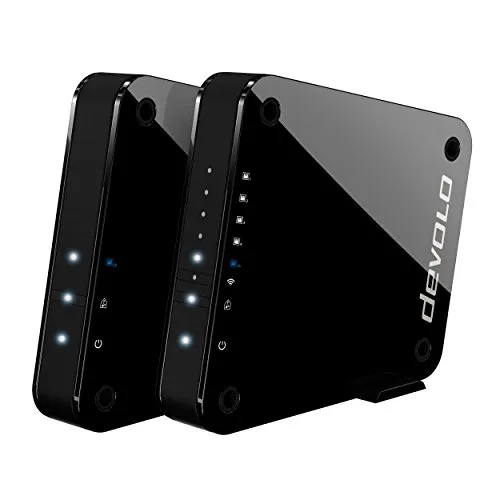 Devolo GigaGate WLAN Bridge - Powerline-Netzwerkgerät mit 2 Gbit/s Geschwindigkeit für ultraschnelle Datenübertragung und AES 128-Bit-Verschlüsselung. Ideal für Streaming und Gaming mit optimaler WLAN-Abdeckung.