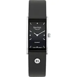 Bruno Söhnle Damen Armbanduhr Thalia III 17-73099-791 mit Lederband schwarz