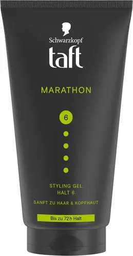 Taft Marathon Halt 6 Haargel 150 ml - Starker Halt für jeden Tag - Erleben Sie mit Taft Marathon Halt 6 Haargel 150 ml langanhaltenden Halt und Formbarkeit für Ihre Frisur. Ideal für kreatives Styling und zuverlässige Ergebnisse.