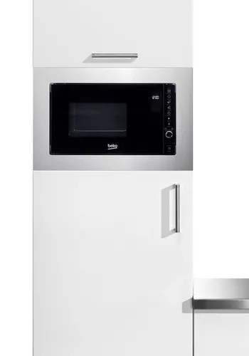 BEKO Einbau-Mikrowelle BMOB20231X, 20 l - Mikrowelle mit 800 W Leistung, 8 Automatikprogrammen und Schnellstartfunktion, ideal für schnelles und komfortables Kochen.