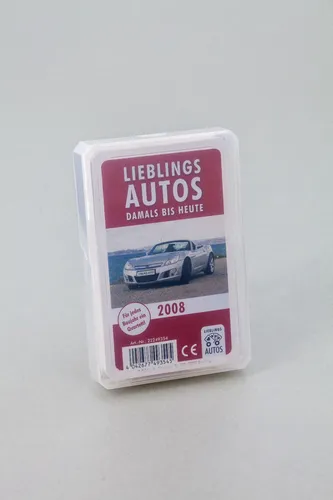 Auto Quartett 2008 Baujahr Geburtsjahr 17. Geburtstag Geschenk Spielkarten Neu