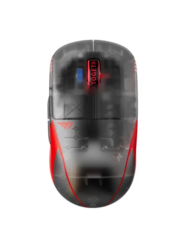 Pulsar X2 v3 Medium Wireless - T1 Limited Edition Gaming Maus (Rot) - Kabellose Gaming Maus mit Pulsar XS-1 Sensor, 32.000 DPI und 750 IPS für präzise Kontrolle. Ideal für Gamer, die Geschwindigkeit und Leistung suchen.