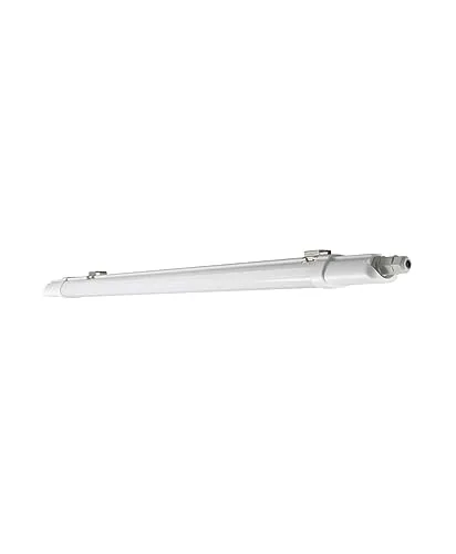 LEDVANCE Feuchtraumleuchte SubMARINE Slim Value 24 W, 1,5 m - Wasserdicht und Flach - Die LEDVANCE Feuchtraumleuchte SubMARINE Slim Value 24 W überzeugt durch ihr extrem flaches Design und ist ideal für feuchte Umgebungen. Perfekt für Keller und Garagen, schützt sie zuverlässig dank IP65.