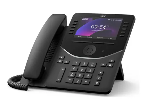 Cisco Desk Phone 9861 - Hochmodernes VoIP-Telefon - Festnetztelefon mit Trusted Platform Module (TPM) 2.0 für höchste Sicherheit und 130 Leitungen - ideal für professionelle Kommunikation.