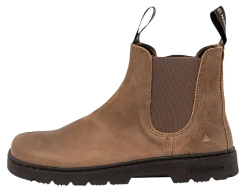 El Naturalista Unisex Ankle Boots Nomada - Stiefeletten für Damen und Herren in Stone, Größe 43 EU - Bequeme Stiefeletten aus hochwertigem Glattleder, ideal für den Übergang. Mit flacher Gummisohle für optimalen Komfort im Alltag.